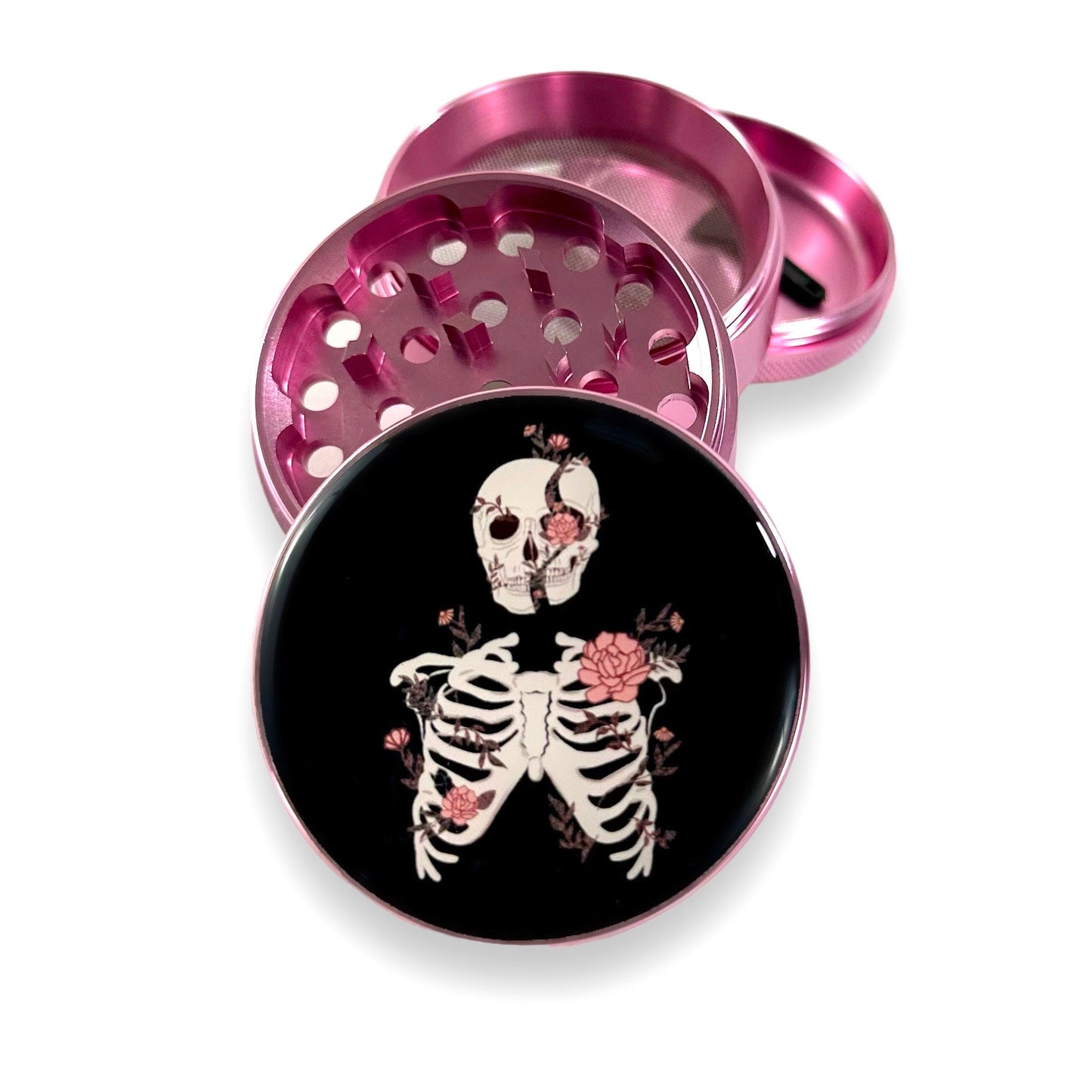 Skeleton Grinder, Herb Grinder 5 Piece, Cute Skull Grinder 63mm