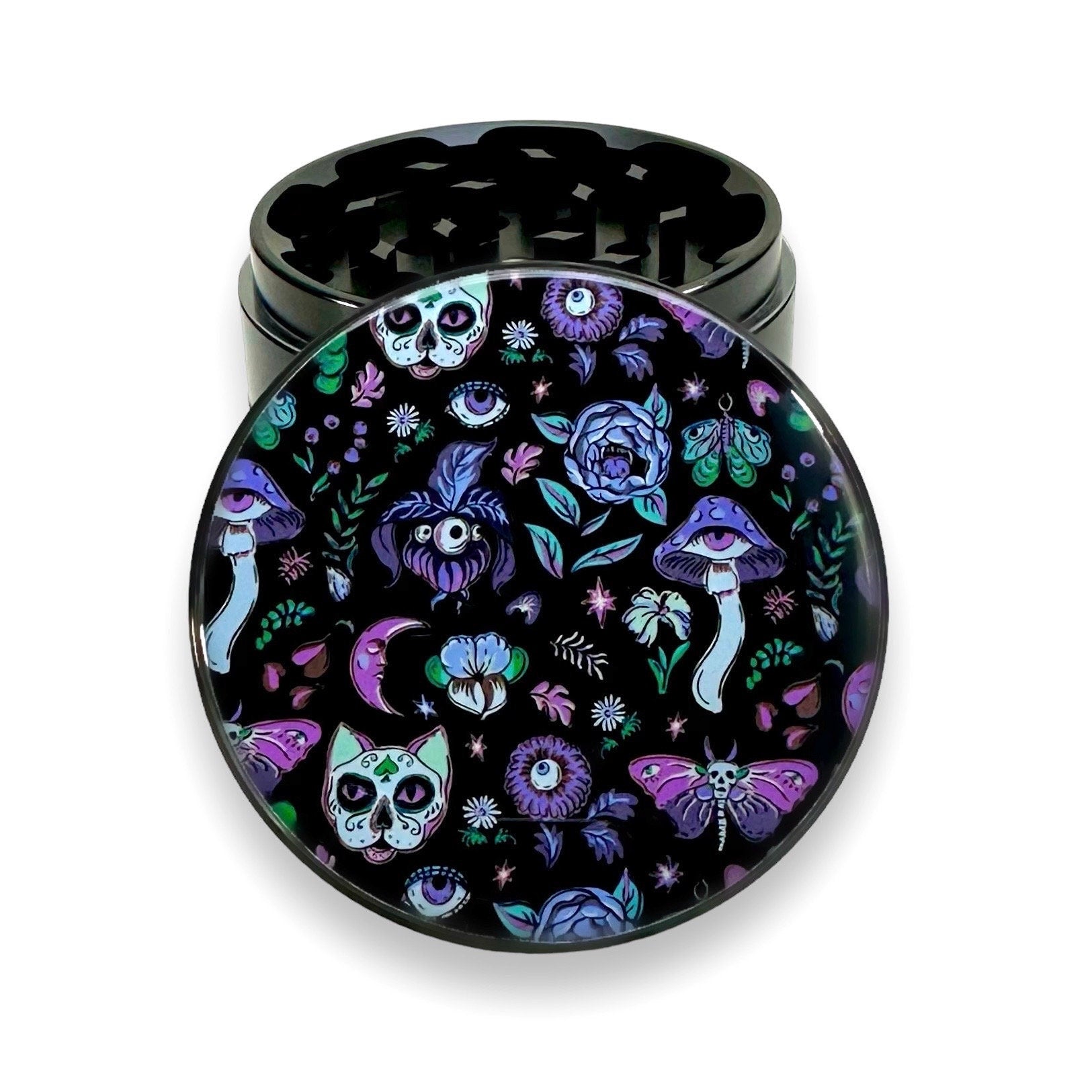 Moody Purple Grinder, Whimsicore Grinder, Dark Academia Grinder