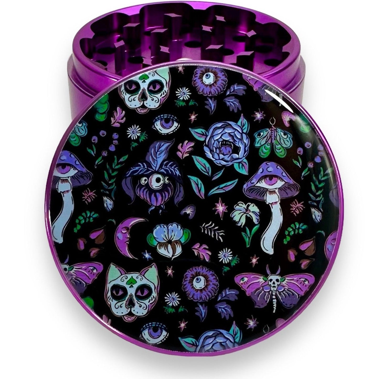 Moody Purple Grinder, Whimsicore Grinder, Dark Academia Grinder