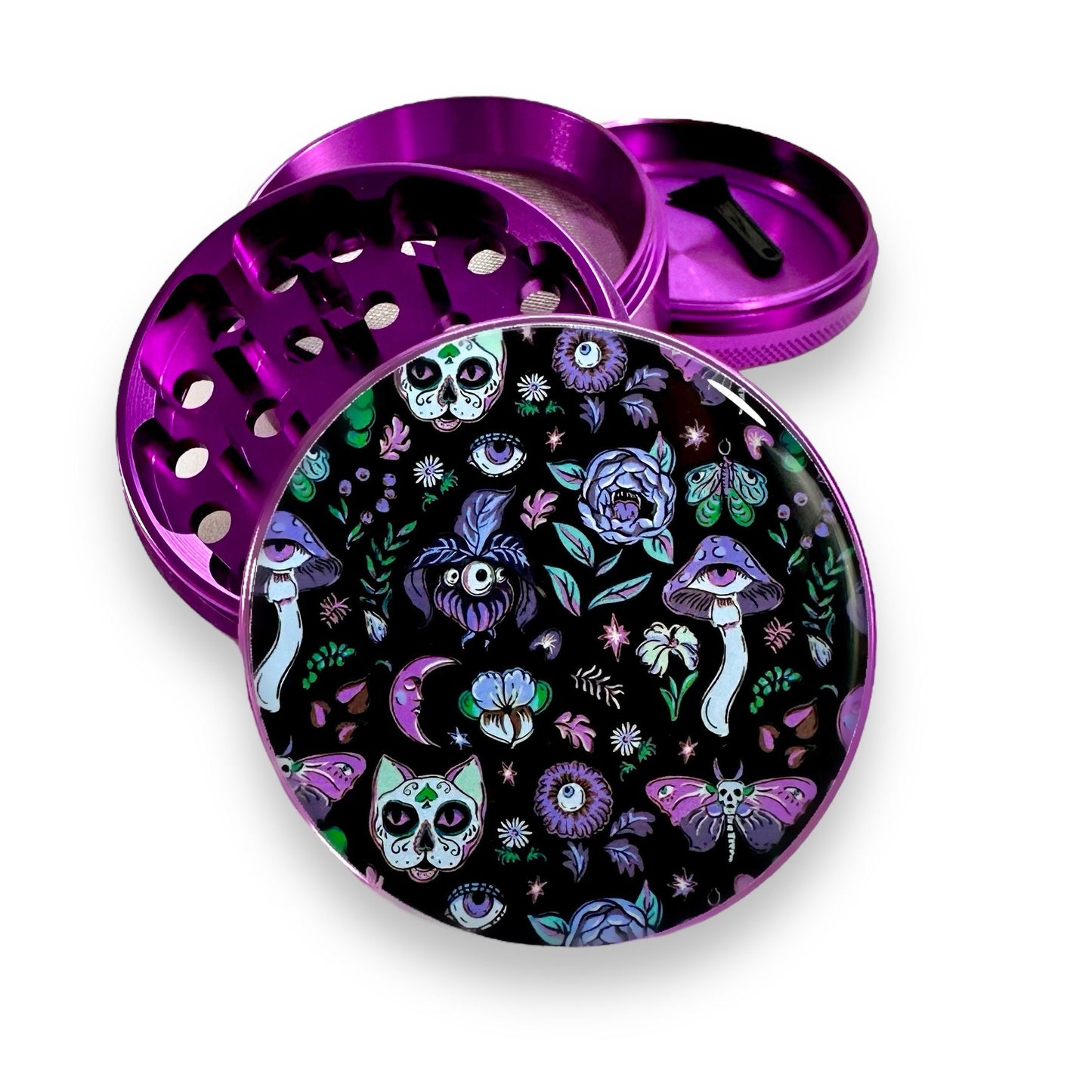 Moody Purple Grinder, Whimsicore Grinder, Dark Academia Grinder