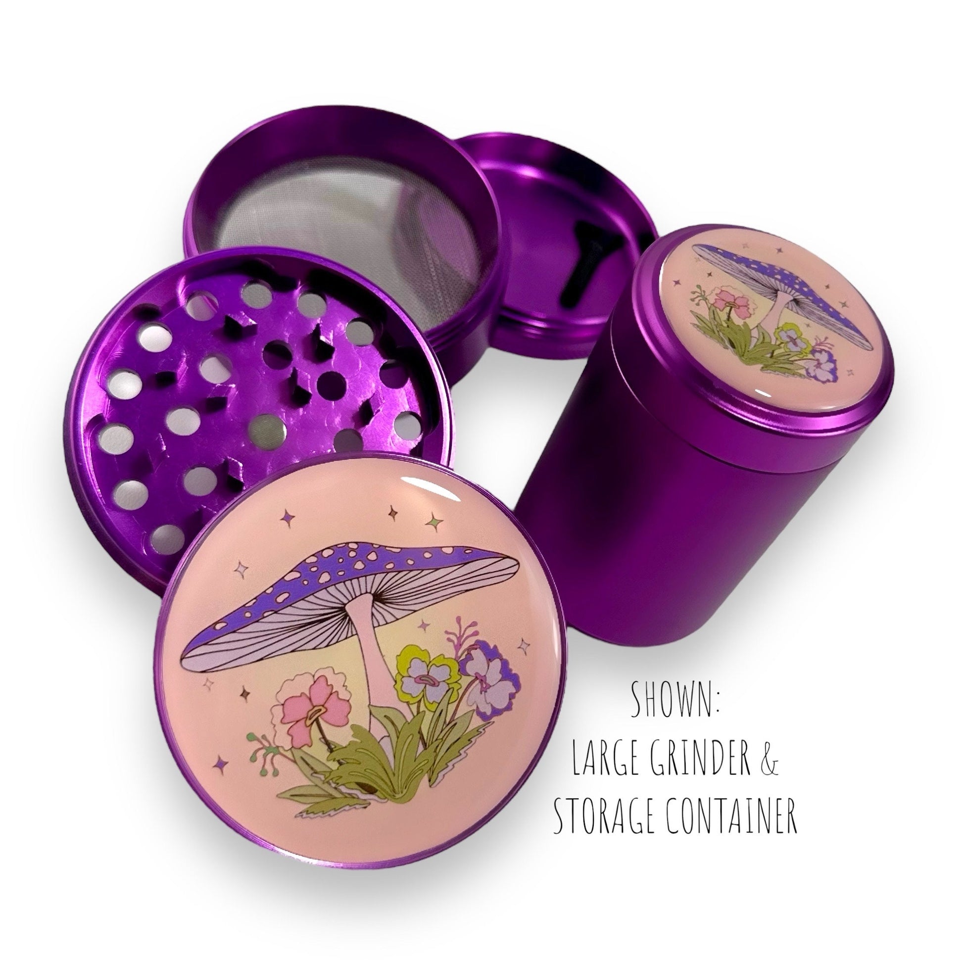 Storage with Lid, Dry Herb Stash Jar, Travel Storage Container