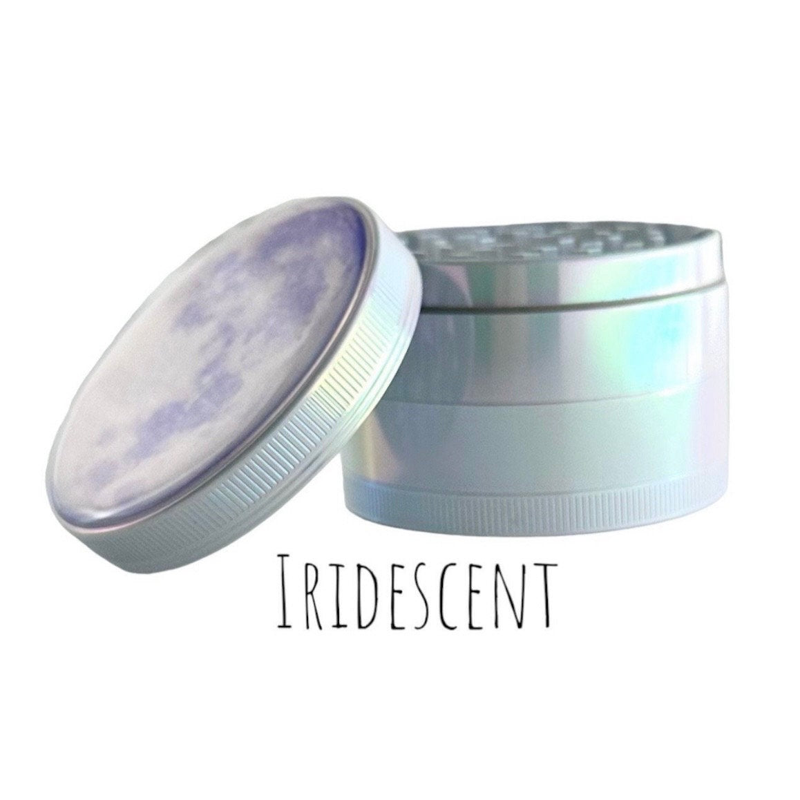 Iridescent Grinder, Full Moon Grinder, Lunar Phases Grinder